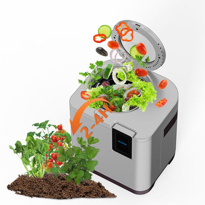 4.5L Capacity Home Food Waste Composter với bộ lọc carbon hoạt động