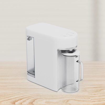 75GPD Mini Water Filter Countertop Ro Tẩy rửa nước với Glass Carafe