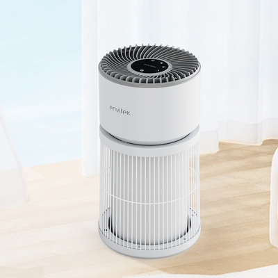 Máy lọc không khí thông minh cho thú cưng có WiFi, 4 tốc độ, chế độ ngủ, hiển thị PM2.5, bộ lọc HEPA cho lông/mùi hôi của thú cưng
