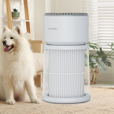 Máy lọc không khí gia đình di động 3 trong 1 Bộ lọc True HEPA Máy lọc không khí cho thú cưng để loại bỏ lông thú cưng